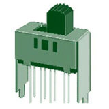 Stable Performance Slide Switches for Radio, Small Electric Device (SS-23E12)