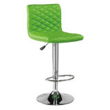 Green Color PU Adjustable Swivel Bar Seating (FS-B449)