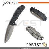 Titanium G10 Handle Folding Pocket Hunting Knife (PK-5627)