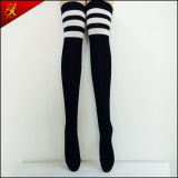 Black Color Lady Long Sock