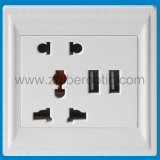 2014 Hot Selling USB Power Wall Outlet
