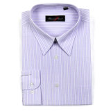 Man Cotton Striped Trendy Long Sleeve Shirts