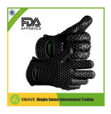 FDA Approved Microwave Oven Use Silicone Heat Resistant BBQ Hand Gloves