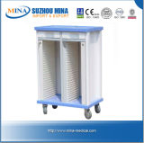 Movable ABS Plastic Medical Patient Record Trolley, Record Cart (MINA-MTC02)