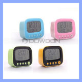 3 in 1 French TV Table Clock Alarm Clock with Night Light+ Calendar+Thermometer (CLOCK-001)