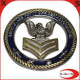 Metal Double Plating Naval Coin for Collection