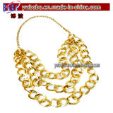 Bling Gold Chain Necklace Fashion Accessory (A1067)