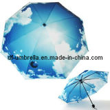 Promotional Color Changing Folding Umbrella, Full Color Printing Umbrella