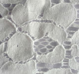 White Apple Blossoms Knitting Lace Fabric