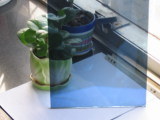 Dark Blue Reflective Glass, Reflective Glass, Glass