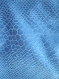 Snake Skin Bronzing Micro Suede Fabric