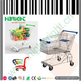 Super Store 100L Shopping Cart with Four Wheels