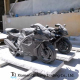 Popular Black Granite Motorcycle Stone Carving with New Design