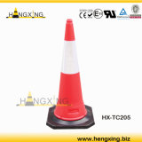 Hx-Tc205 PE Traffic Cone with Rubber Basies/Plastic Cones