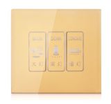 Toughened Glass Panel Touch Switch with LED Indicator