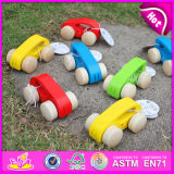 2015 Colorful Cheap Wooden Cars Toy for Kids, Funny Play Wooden Car Toys for Children, Baby Mini Wooden Toy Car Wholesale W04A142