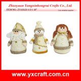 Christmas Decoration (ZY11S121-1-2-3 10'') Santa & Snowman & Angel