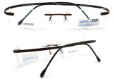 2015 New Design Titanium Rimless Eyeglasses Optical Eyewear (BJ12-63)