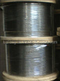 Grade#304 Stainless Steel Wire Rope-6x19+PP-3.5mm