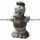 Natural Carved Granite Stone Donald Duck Sculpture for Garden