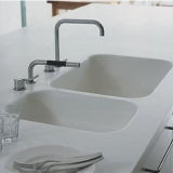 Solid Surface Joint Invisible Kitchen Sink