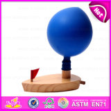2015 New Balloon Powered Wooden Boat, Kids Toy Boat with Balloon Wooden Water Balloon Toy Boat (include 2PCS of balloons) W01A082