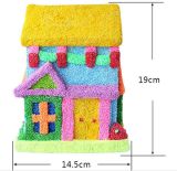 Colourful DIY Pearl Clay Toy House (F011)