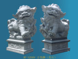 Chinese Style Lions (Old Coin) RF-Sz009 Stone Carving