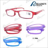 Fashion Plastic Injection Foldable Reading Eyewear (RP94038)