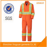 2015 100%Cotton Orange Fireproof Coverall for Oilfield and Gas