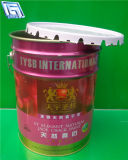 20L Metal Bucket with Beading Lid Protect Hands