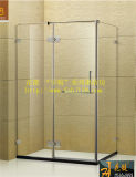 Rectangle Frameless Tempered Glass Hinged Simple Shower Room (Y2833)