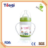 Wide Neck Cambered Body Automatic Glass Baby Feeding Bottle 120ml