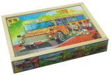Wooden Jigsaw 4 in 1 Puzzle in a Box