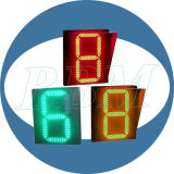 500mm RGY Traffic Light Countdown Timer with Clear Lens