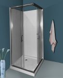 Bathroom Square Simple Shower Room with Backboard (A03003)