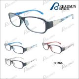 Plastic Injection Shell Pattern Reading Eyewear with Metal Decoration (RP459008)