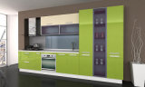 Green Clour Laquer High Glossy Kitchen Furniture (FY2345)