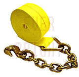 Cargo Lashing with Chain Anchor Lashing Strap