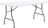 1.52m Plastic Folding Rectangular Dining Table, Folding Table for Event, Banquet, Restaurant