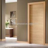 Veneer Interior Flush Wooden Doors Design with Invisible Hinge