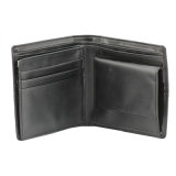 Men's Genuine Leather Wallet with Coin Pocket
