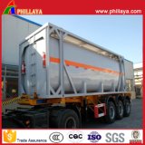 30-60m3 Tank Container Trailer for Chemical Liquid
