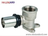Press Pex-Al-Pex Fitting/Brass Female Elbow with Wall Plated