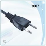 Italy Power Cord with Two Pins Plug Y007 (D07)