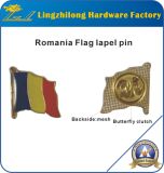 Customized Design Wing Clasp Epoxy Doming Flag Badge