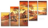 Pure Hand Painted African Art Oil Painting for Home Decor (AR-130)