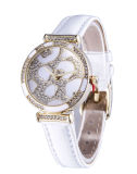 Special Lady Wrist Watch with Stones and Alloy