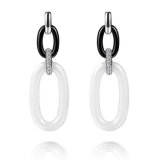 New Fashion Jewellery 925 Sterling Silver Ceramic Earring