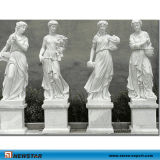 Natural White Marble Figure Carving